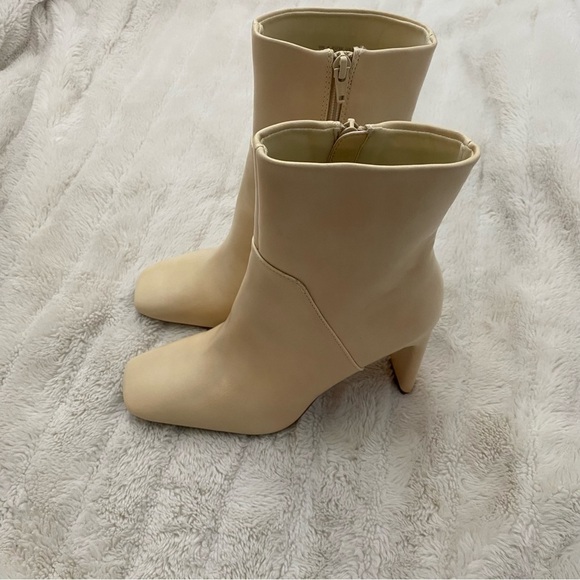 Asos Embassy Square Toe High Heeled Ankle Boots New Size 8 - Picture 6 of 16